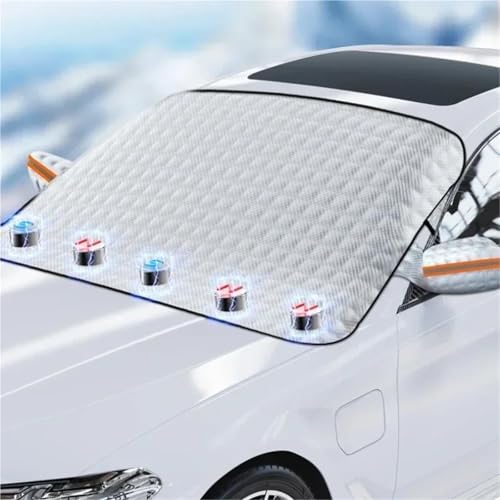 DZSQTGJKIO Protector Magnético para Hielo Y Nieve para Coche, Ventana Exterior, Parabrisas, Parasol, Cubierta De Bloque Delantero Trasero Cubierta Parabrisas Coche