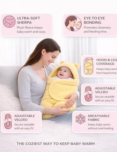 Image of BRANDONN Baby Blanket Newborn Carry Nest | Soft & Breathable Lounger for Newborn | Portable Bedding for Supervised Rest & Travel | Lightweight Infant (0-9 Months)