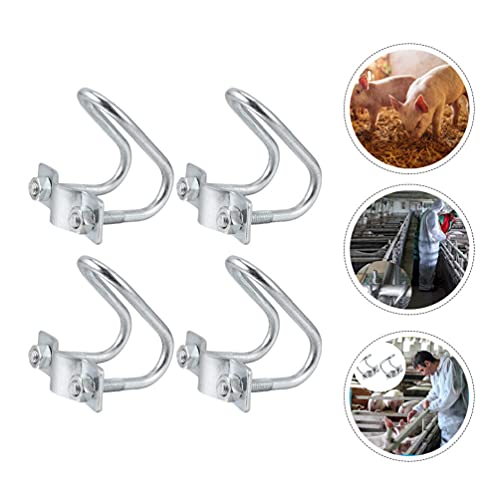 DOITOOL 4Pcs Tubulação Da Grampo De Aço Galvanizado Tubo de Cruz Fivela U Clipe Suporte para Pratele