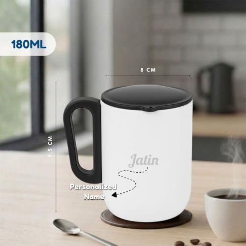 Image of Giftana 3 in 1 Personalized Diary, Pen & 180ml Coffee Mug Gift Set (White)