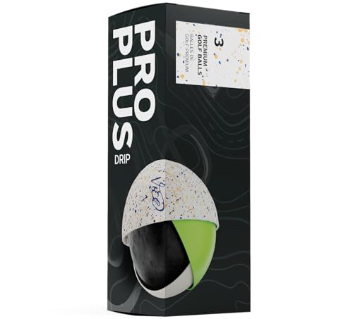 Vice Pro Plus Golf Balls (2025 Model) (Navy/Orange Drip)