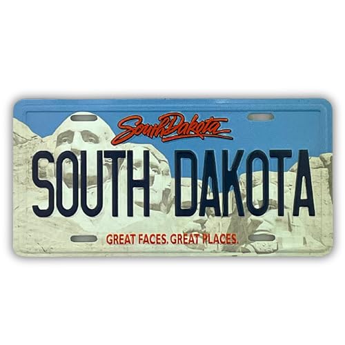 Imán decorativo placa de licencia South Dakota 3.5 pulgadas miniatura 1