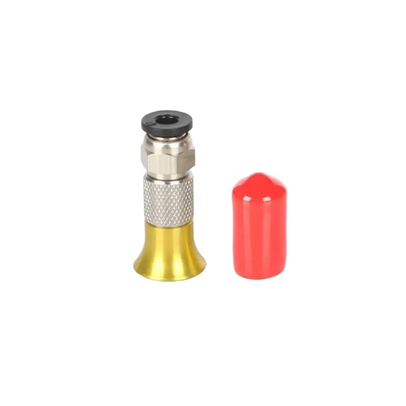 PC4-M6 Pneumatic Connector 4×2.5mm PTFE Tube Straight Feed Fitting Coupler(A1)