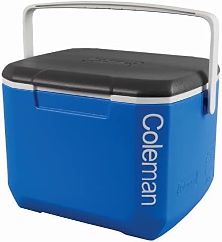 Coleman 16Qt Excursion Ice Box, 15L, Small Cooler Box, Holds 22 Cans (16-Quart, Blue)