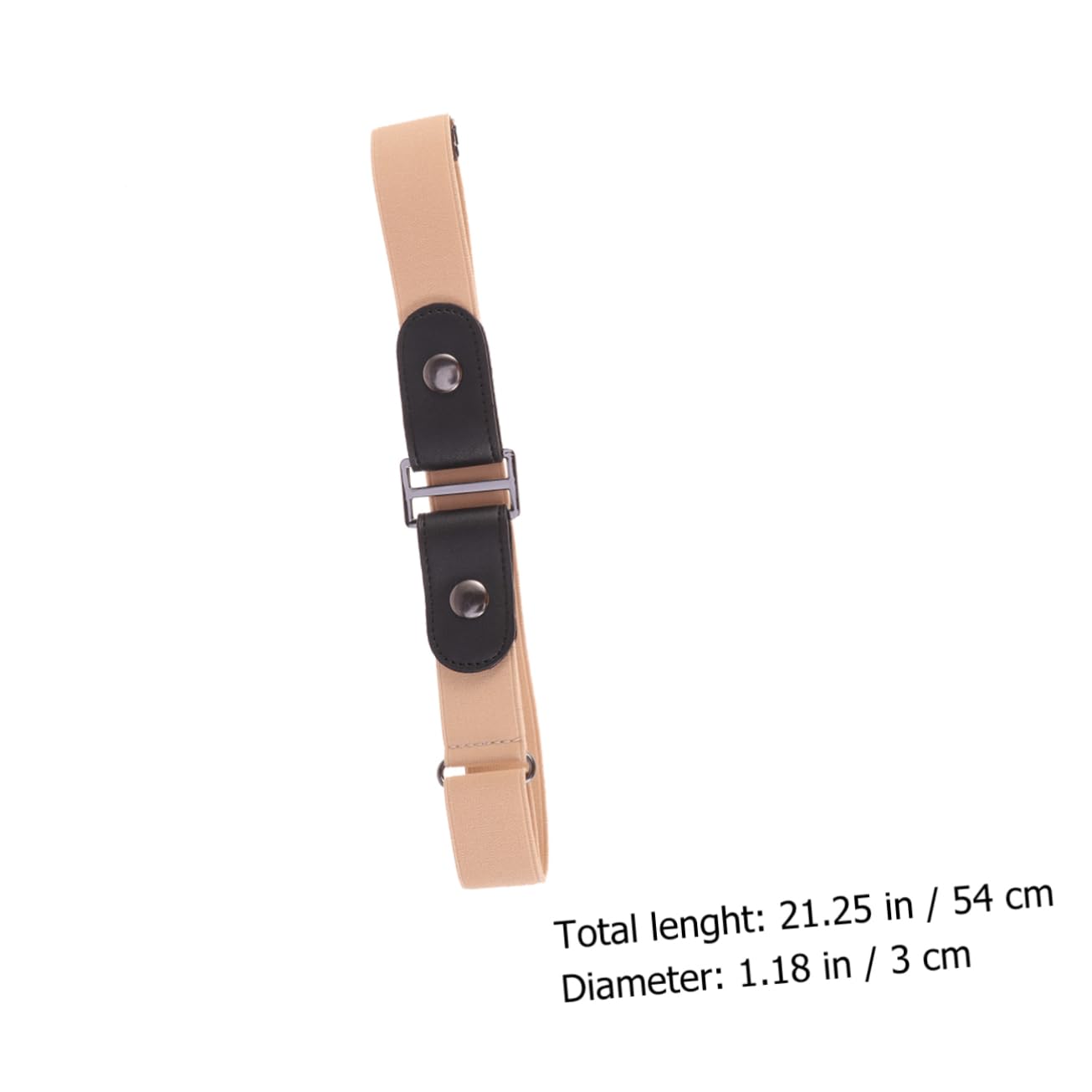 Holibanna Waist Belt Elastic for Women Men Stretch No Buckle Belt Fashion Accessory for Jeans Pants