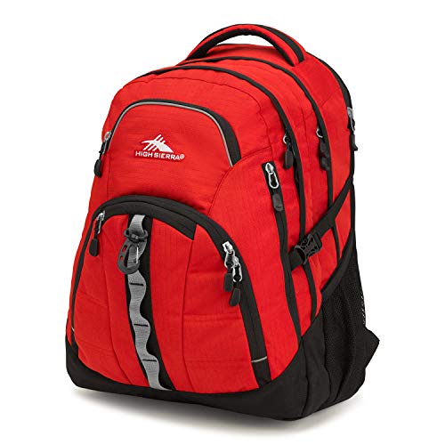 Image of High Sierra Access 2.0 Laptop Backpack, Crimson /Black, One Size