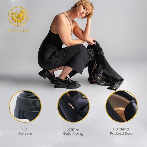 Baskets tendance pour femme d'exception en cuir véritable et finitions TPR - 6