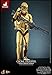 Hot Toys Clone Trooper (Gold Chrome Version) MMP Fully Poseable Exclusive Figure