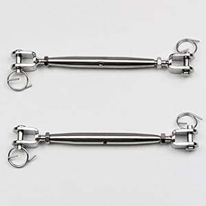 Dely Trade Wantenspanner M10 Gabel/Gabel Edelstahl A4