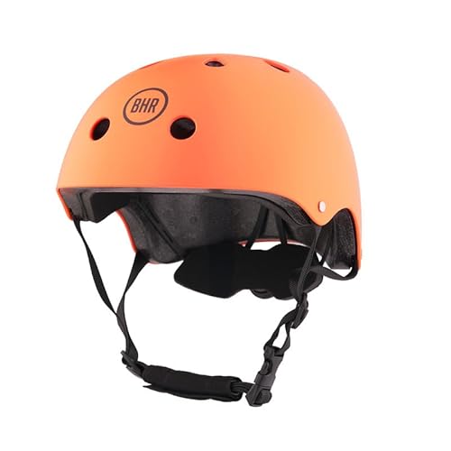 Casco Bhr 837 Bici BMX-MONOPATTINO Arancio Opaco Taglia M - 2