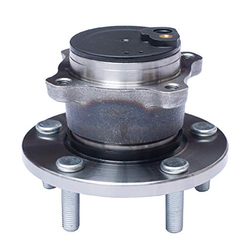 Auqdd 512347 X2 (For Fwd And 4-Wheel Abs) Rear Wheel Hub And Bearing Assembly Compatible With 2004-2013 Mazda 3,2006-2013 Mazda 5 [5 Lug Hub W/Abs] #TOP1