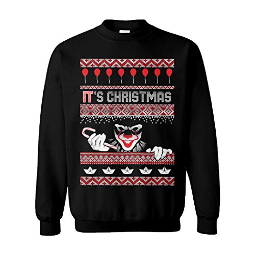 Tcombo It's Christmas - Creepy Clown Xmas Christmas Unisex Crewneck Sweatshirt