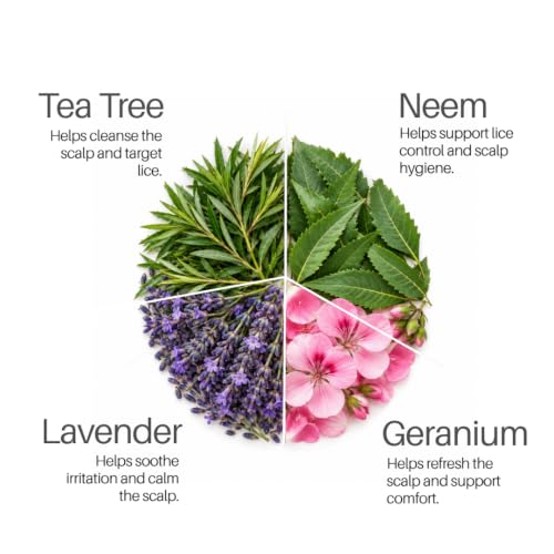 Image of Botanical Luxuriate Tea Tree 100% Natural Anti Lice and Nits Shampoo 100ml With Tea Tree and Neem Extracts