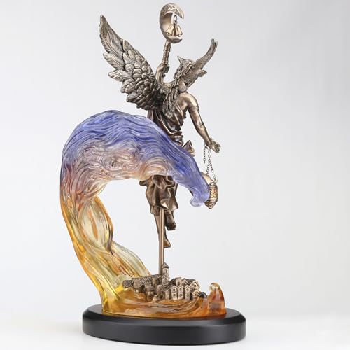 Escultura Hypnos Dios Griego del Sueño 33.3 cm Bronce Resina miniatura 7