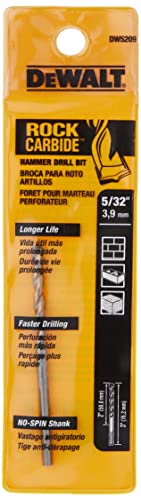 Dewalt Dw5209 Drill Bit Premium Percussion Carbide Bit, 5/32-Inch By 3-Inch #TOP25