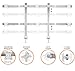 Stand Steady 6 Monitor Mount Desk Setup - Heavy-Duty Height Adjustable Monitor Stand, Swivel Arm with Clamp-On Base, 6 Screen VESA Mount Fits Most LCD/LED Monitors 17-32 in. (Silver, 6 Mounts)