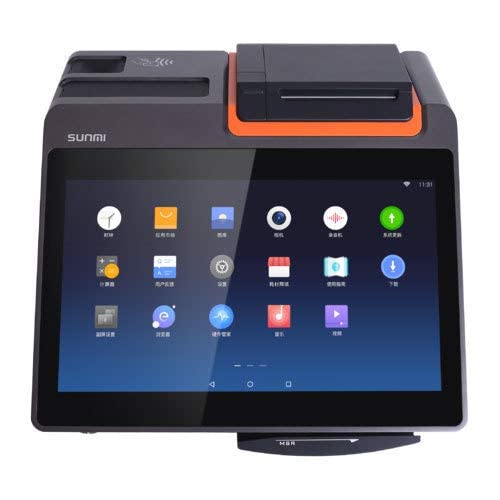 Sunmi T2 Mini Caisse enregistreuse Android tout-en-un Caisse enregistreuse portable (conforme aux réglementations autrichiennes et allemandes (RKSV et GDPdU))