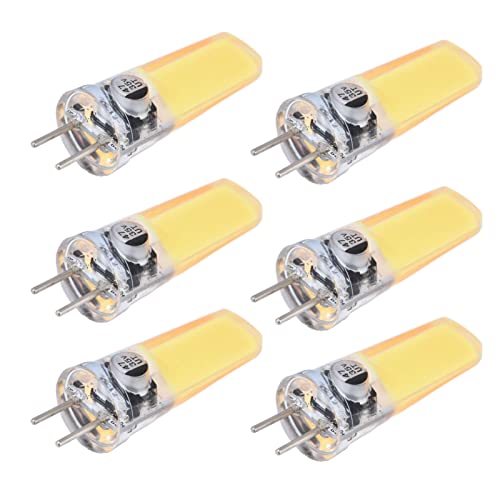 Atyhao GY6.35 LED d 5W COB 500lm 360 x - ̂Ȃ AC/DC 12V VRvA 50000HAnQpArO[̓Vt@LrlbgƖ (N[zCg)