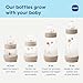 MAM Easy Start Anti-Colic Baby Bottles, Extra Slow Flow, Breastfeeding-Like Silicone Nipple Bottle, Reduces Colic, Gas, & Reflux, Easy-to-Clean, BPA-Free, Vented Baby Bottles for Newborns, 0-3 Months