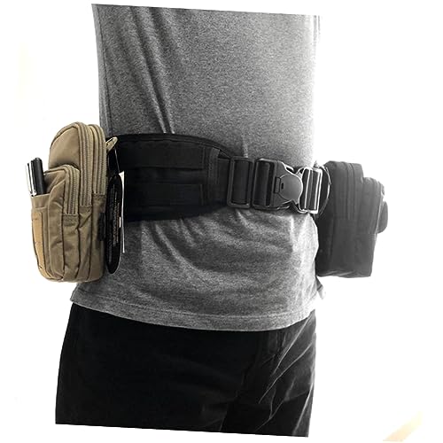 Web Belt for Men Women Durable Nylon Utility Belt with Hook Loop Fastener Load Bearing Design for Outdoor Activities Everyday Use Black3