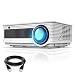 VIVIMAGE Cinemoon 580 Projector1080P Supported, 4000 Lux High Brightness Video Projector with 200" Projection Size Includes HDMI Cable