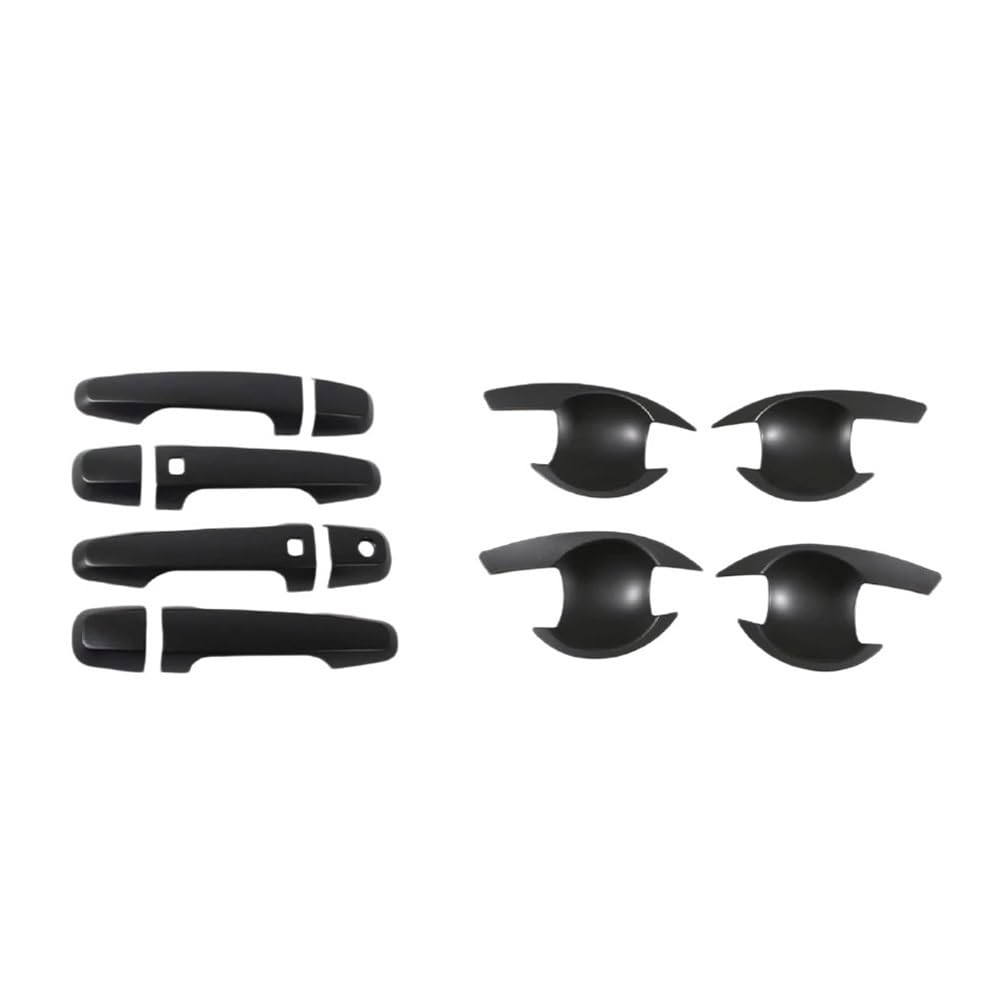 Poignées porte extérieure L200 Triton MR inserts bol protection noir mat