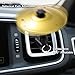 Car Cymbal Air Vent Clip – Mini Drum Cymbal for Car Dashboard, Fun Car Interior Decoration, Great Gift for Drummers & Music Lovers, All Vehicle Types