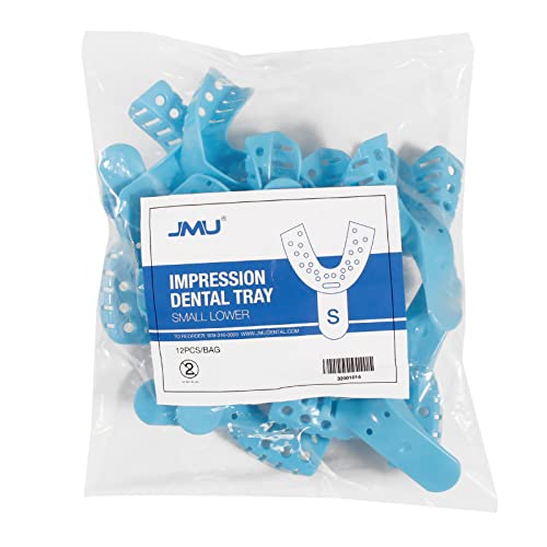 Image of JMU Dental Impression Trays, 6 Small Lower, Autoclavable, 120 Pcs