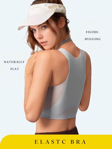 Image of Chest Binder for Women,Traceless Binder Trans,Transgender FTM Binder Bra,Comfortable Breast Binder Tank top