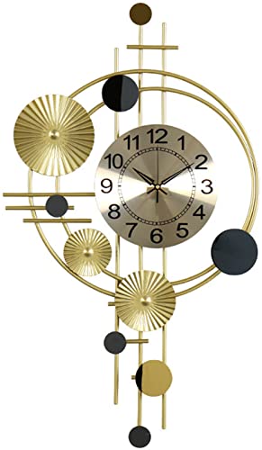 Horloges murales de décoration créative pour un salon chaleureux