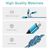 USB C Samsung Fast Charge Cable, [3FT+6FT] Type C Phone Charger Cable Fast Charging Lead for Samsung Galaxy S25+ S24 Ultra S23 S22 S21 A12 A13 A14 5G A15 A16 A17 A34 A53 A54 A55, Huawei P30 P20 Lite - Image 5