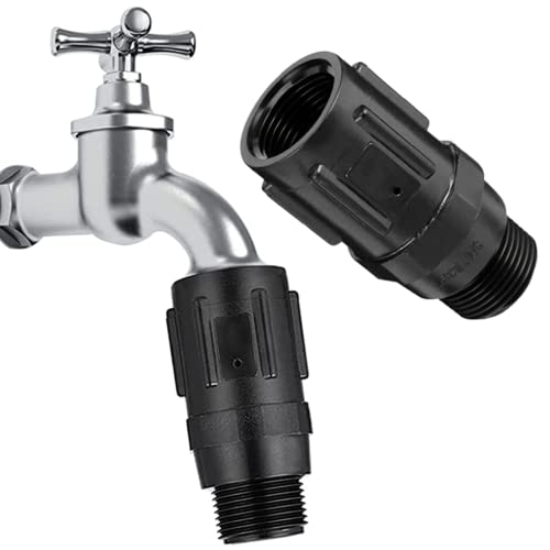 Drip Irrigation Kits, 2Pcs Irrigation Kit 15PSI Garden Irrigation Systems 3/4 Inch Easy Drip Pressure Regulators Irrigation System Pressure Reducer