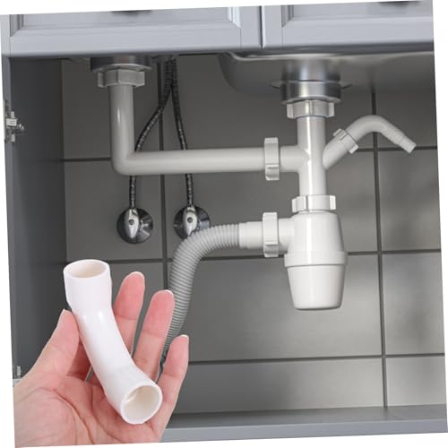 Codo de barrido de PVC ULTECHNOVO conector de tubería de cableado eléctrico 25 piezas 8