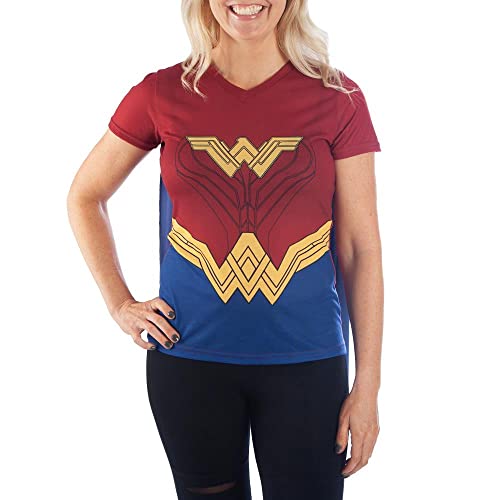 Wonder Woman Cosplay Wonder Woman Cape Shirt Wonder Woman TShirt - Wonder Woman Cape Tee Wonder Woman Shirt-Medium