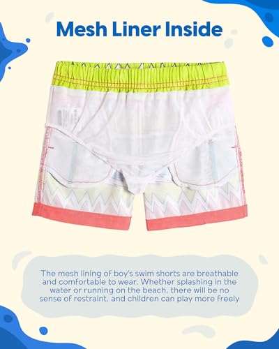maamgic Boys Swim Trunks Toddler Swim Shorts Little Boys Bathing Suit Swimsuit Toddler Boy Swimwear