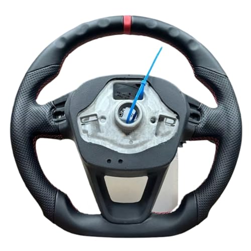 �����ԗp�J�[�{���t�@�C�o�[�X�e�A�����O�z�C�[�� Compatible With Seat For Leon For Cupra For FR 5F MK3 2013 2014 2015-2020 �Ԃ̌������X�e�A�����O�z�C�[���C���A�N�Z�T���[