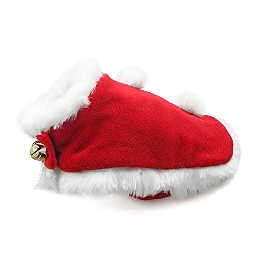Beifeng Pet Cat Supplies Mini Koudbestendig Rode Mantel Hals Klokken Kerst Sjaal Mantel Zacht en Ademend - Image 5