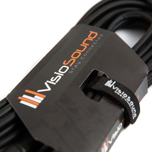 Cable hembra XLR a jack TRS 6.35mm balanceado de 1m blanco para audio 3