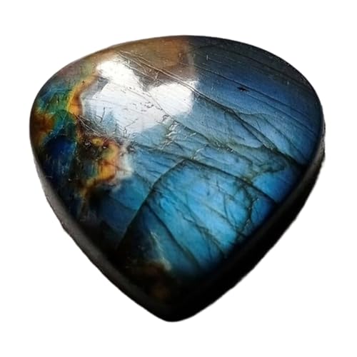 Cabochon en labradorite bleue véritable en forme de larme pour bijoux d'exception