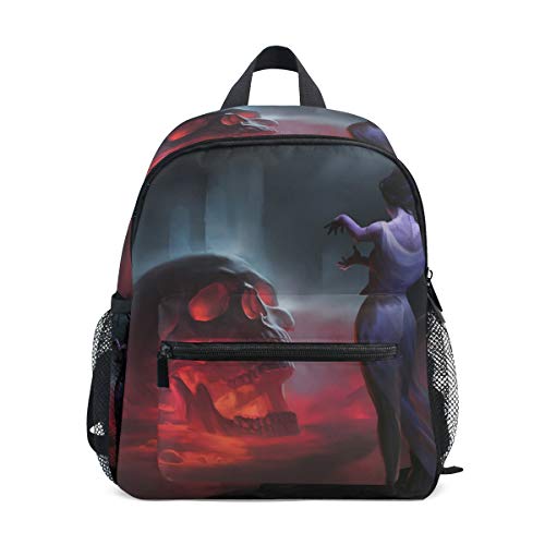 Mochila Ligera de Viaje Linda pequeña Duradera para niño Niña Calaveras