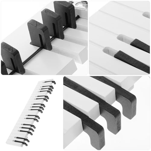 Perchero de pared de madera de diseño nórdico con colgador de ropa resistente negro 4