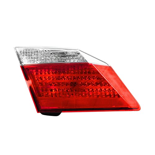 TRQ Left Inner Rear Tail Light Assembly Compatible with 2013-2015 Honda Accord