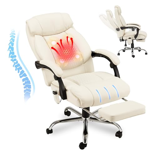HOMREST Heated Office Chair with Massage & Recline