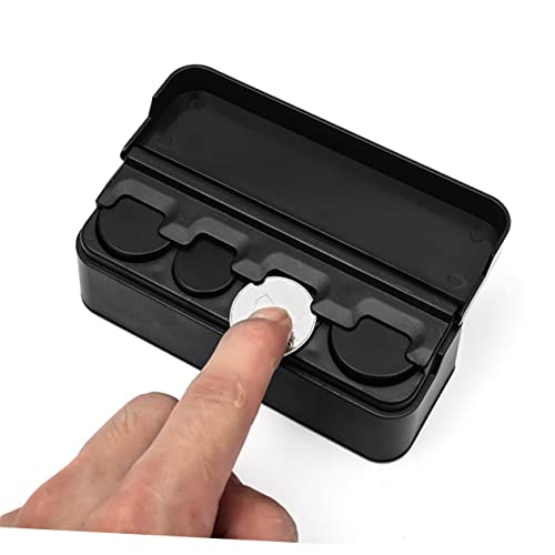 Caja organizadora para monedas negra miniatura 6
