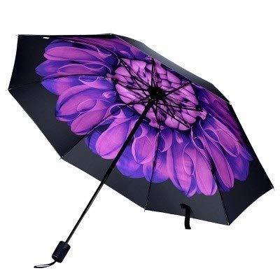 genericBlack Umbrella Umbrella Umbrella UV Umbrella Small Fresh Three Folding Umbrella Custom Wholesale Purchase