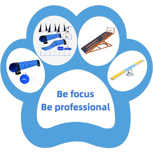 image for Dog Agility Training Equipment Tunnel:JOPAVO 10 Foot Agility Tunnel wi