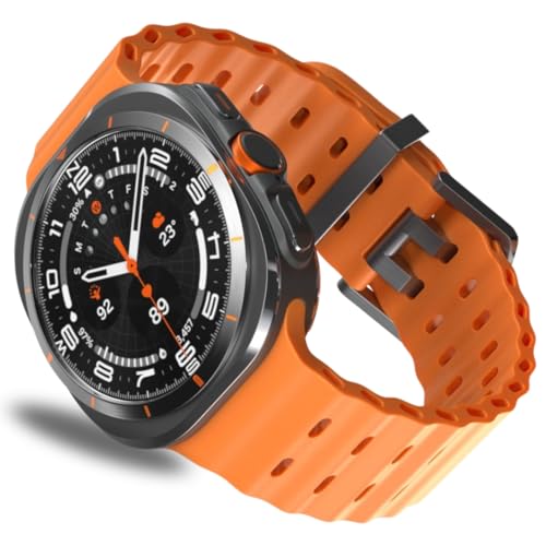 Image of Samsung Galaxy Watch Ultra 2025 (64GB, 47mm, Unlocked LTE) AI Smartwatch with 1.5 inch AMOLED, Wi-Fi, Bluetooth, Heart Rate, GPS Fitness Tracker, International Model (Fast Charger Cube Bundle, Grey)