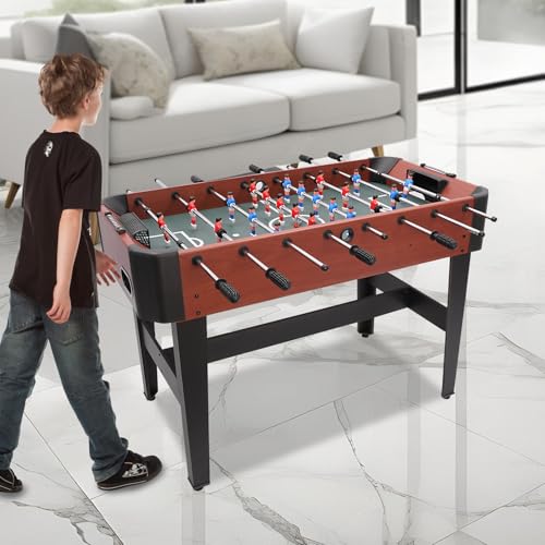 Kickertisch Multifunktionaler Spieltisch 8-Stick-Design kompakt und leicht verstaubarer Tischfußball für Erwachsene und Kinder 120 * 61 * 81cm – Bild 4