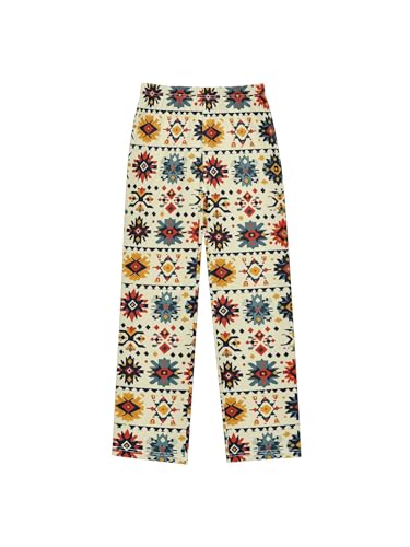 Boho Aztec Ethnic Boys Pants for Kids Jogger Pants with Pockets S