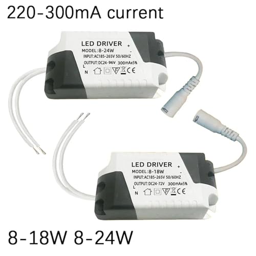 Driver LED AC 185V-265V vers DC 24V 8-24W pour plafonnier - 3